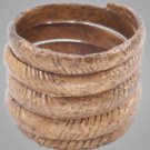 Ancient  Viking Mans Coil  Ring C.866-1067A.D. Size 10 1/2  (20mm) Antique Vinta