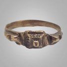 Medieval Mans  Ring C.13th-15th Century Size 9 (19.9mm)(BRR229)