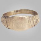 Medieval Mans Wedding Ring C.13th-15th Century Size 13 (21.8mm)(BRR135)