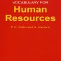 L'ANGLAIS DES RESSOURCES HUMAINES.