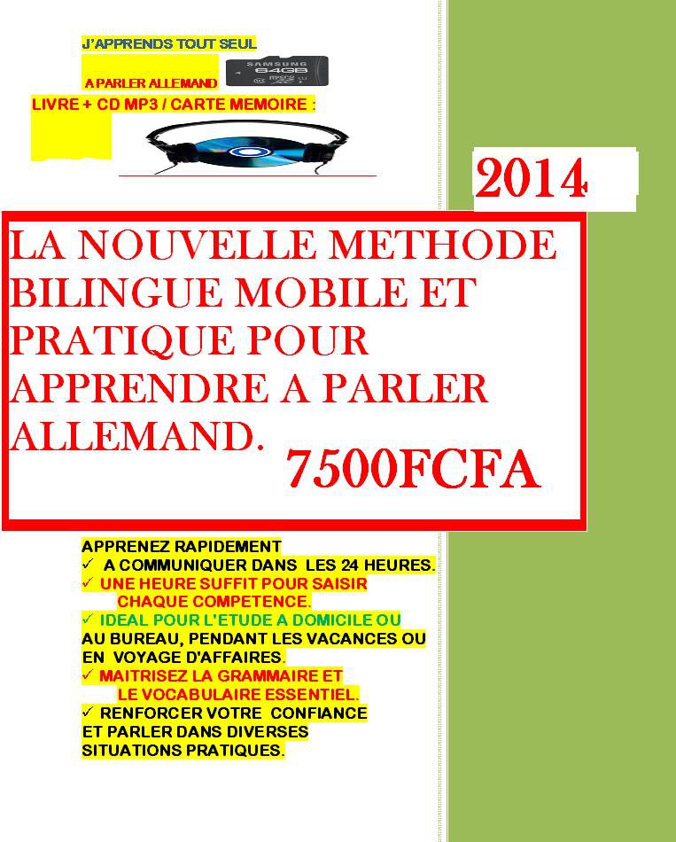 LA NOUVELLE METHODE POUR PARLER ALLEMAND