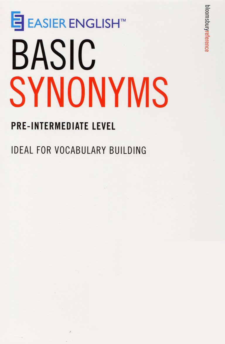 EASIER ENGLISH BASIC SYNONYMS
