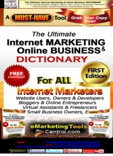 The Ultimate Internet Marketing & Online Business Dictionary