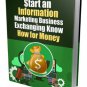 Start An Information Marketing Business Exchanging Know How For Money