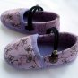 Funky colourful childrens shoes for boys or girls. Purple lavender. Toddler medium size