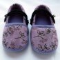 Funky colourful childrens shoes for boys or girls. Purple lavender. Toddler medium size