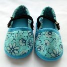 Funky colourful toddler childrens shoes for boys or girls. Blue. Large size