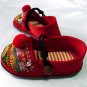 Funky colourful children's shoes for both boys or girls. Red and orange. Toddler large size