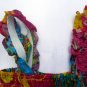 Funky summer sun dress. Adjustable size. Colorful toddler girls children's clothing.