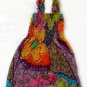 Funky summer sun dress. Adjustable size. Colorful toddler girls children's clothing.