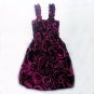 Funky pink summer sun dress. Adjustable size. Colorful toddler girls children's clothing.