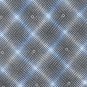 Bill Blass Blue Black Geometric Design Mens Silk Necktie Tie