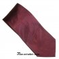 Claiborne Handmade Cardinal Red With Design 100% Silk Necktie Tie