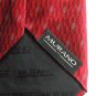 Murano Red Black Silver White Design Mens 100% Silk Necktie Tie