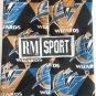 RM Sport Washington Wizards Black Blue Yellow Novelty Necktie Tie