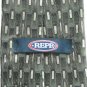 Repp Olive Black Beige Design Extra Long Necktie Tie