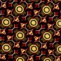 Bill Blass Burgundy Navy Blue Red Yellow Geometric Design Silk Necktie