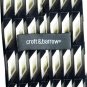 Croft & Barrow Black Beige Brown Design 100% Silk Necktie Tie