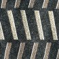 Como Collezione Black Brown Beige Colors Art Deco Design Silk Necktie Tie