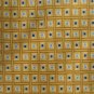 Bill Blass Yellow Geometric Blue Design 100% Silk Necktie