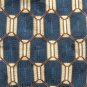 Bill Blass Blue Beige Red Geometric Design 100% Silk Necktie Tie
