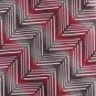 Stafford Modern Red Gray Geometric design Mens 100% Silk Necktie Tie