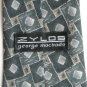 Zylos George Machado Grey Blue Art Deco Design Mens Silk Necktie Tie