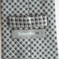 Todays Man Italy Black Silver Design Silk mens necktie tie