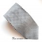 Todays Man Italy Black Silver Design Silk mens necktie tie
