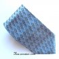 Arrow Black Blue Silver Geometric Design 100% Silk Mens Necktie Tie