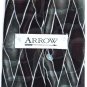 Arrow Red Gray Silver Geometric Design Silk Mens Necktie