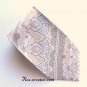 Ferre Massimo Golden Brown Beige Design 100% Silk Mens Necktie Tie