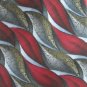 Arrow Red Blue Gray Silver Design 100% Silk Mens Necktie Tie