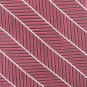 Burgundy Red Herringbone Striped Design Croft & Barrow 100% Silk Necktie Tie