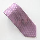 BCBG Attitude Purple Pink Beige Design Mens 100% Silk Necktie Tie