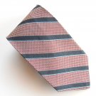 Embassy Row Navy Blue Striped Design 100% Silk mens necktie Embassy Row Navy Blue Striped Design 100% Silk mens necktie