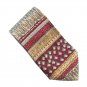 Cocktail Colors Collection Burgundy Burgundy Golden Design 100% Silk Necktie Tie