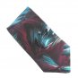Preferred Stock Red White Blue Modern Abstract Design Silk Necktie Tie