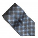 Bill Blass Blue Black Geometric Design Mens Silk Necktie Tie Bill Blass Blue Black Geometric Design Mens Silk Necktie Tie