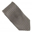 Bill Blass Navy Blue Red Yellow Blue Geometric Design 100% Silk Necktie