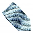 Van Heusen Beige Brown Blue Geometric Design 100% Silk Mens Necktie Van Heusen Beige Brown Blue Geometric Design 100% Silk Mens Necktie