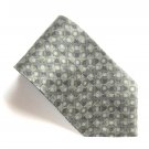 Bill Blass Green Geometric Olive Green Design 100% Silk Necktie