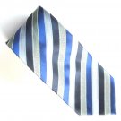 Haggar Navy Blue Black Gray Stripe Design mens necktie Haggar Navy Blue Black Gray Stripe Design mens necktie