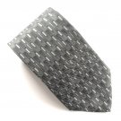 Repp Olive Black Beige Design Extra Long Necktie Tie