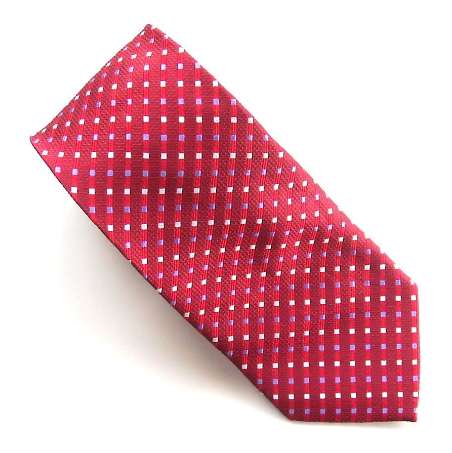 Impermeable By Weatherproof Red Purple White Design Necktie Tie