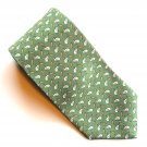 346 Brooks Brothers Bunnies Green Beige Orange Novelty 100% Silk Necktie Tie 346 Brooks Brothers Bunnies Green Beige Orange Novelty 100% Silk Necktie Tie