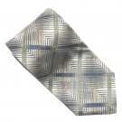 Bachrach Gold Beige Silver Black Design Mens 100% Silk Necktie Tie Bachrach Gold Beige Silver Black Design Mens 100% Silk Necktie Tie