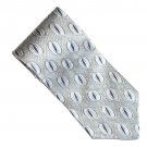 Zylos George Machado Gold Beige Silver Black Design 100% Silk Necktie Tie