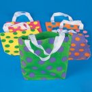 ONE NEON POLKA DOT CANVAS TOTE BAG #14/237