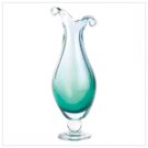 Hand Craved Glass Vase